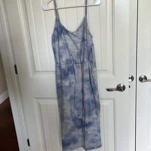 OLD NAVY tie dye knit midi dress size L